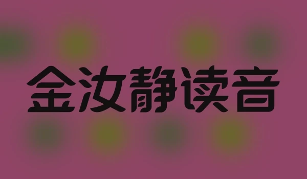 金汝静读音