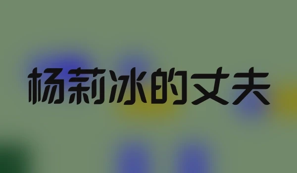杨莉冰的丈夫