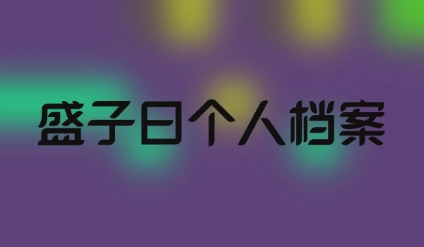 盛子曰个人档案
