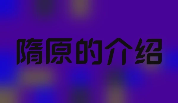 隋原的介绍