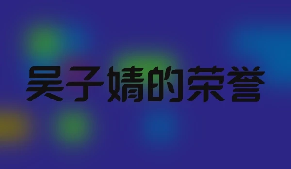 吴子婧的荣誉