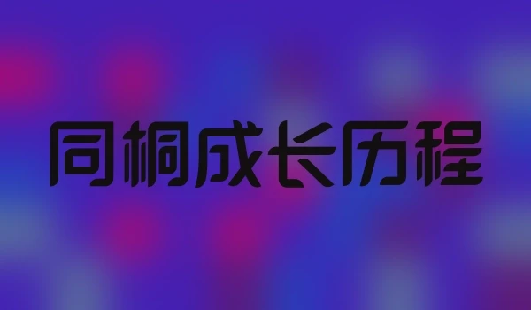 同桐成长历程