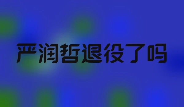 严润哲退役了吗