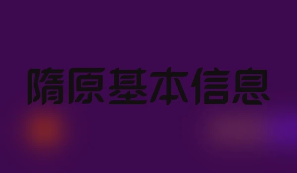 隋原基本信息