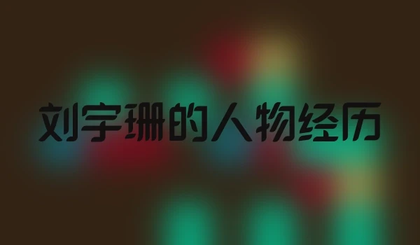 刘宇珊的人物经历