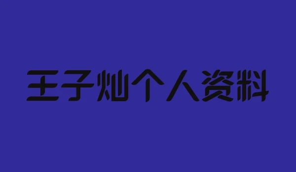 王子灿个人资料