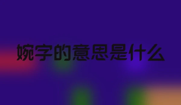 婉字的意思是什么