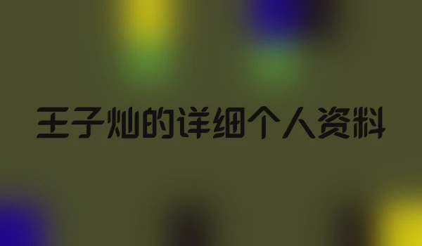 王子灿的详细个人资料